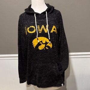 Iowa Hawkeye Black and Yellow Hoodie
